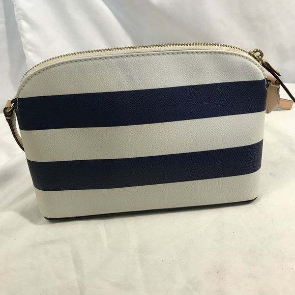 Kate Spade New York Navy & White Stripe Crossbody - Picture 2 of 6
